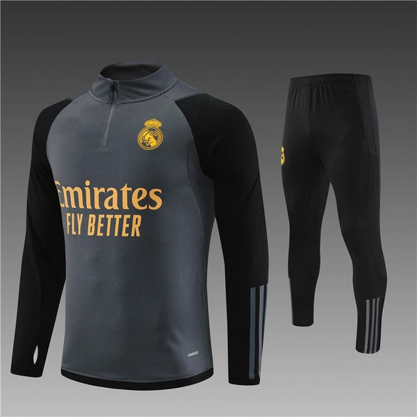 Ensemble Real Madrid Noir-Gris 2023 2024
