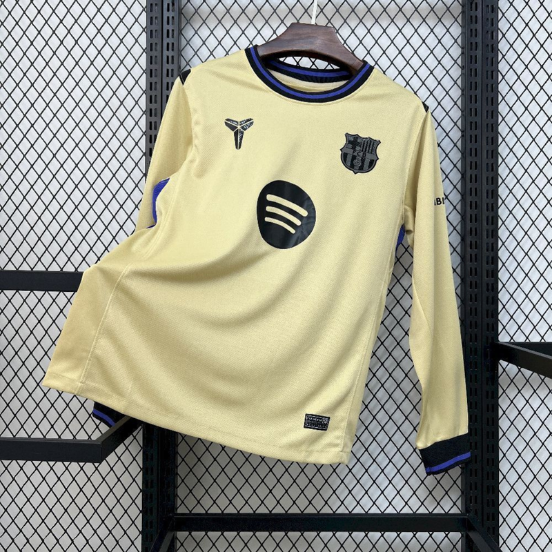 Maillot Extérieur FC Barcelone Manches Longues 2025/26