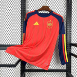 Maillot Domicile Espagne Manches Longues 2025/26